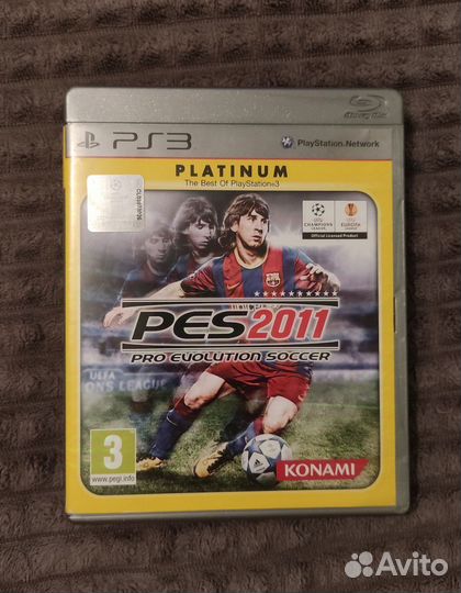 Диск игра PES 2011 на PS3