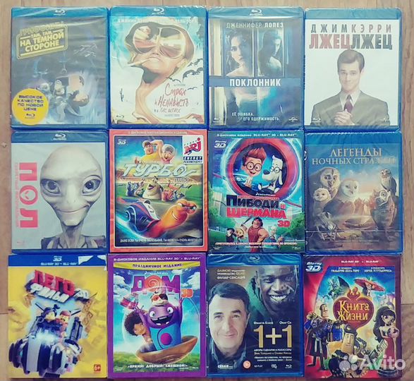 Фильмы на Blu ray часть 3 лицензия более 200 штук