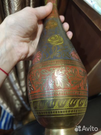 Ваза латунь