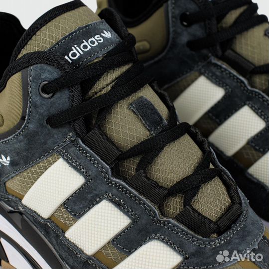 Кроссовки Adidas Niteball Olive / Black with Fur