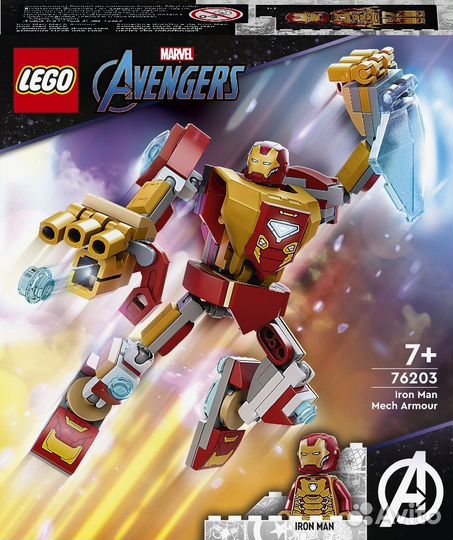 Lego Super Heroes Железный человек: робот 76203