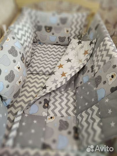 Бортики в детскую кроватку