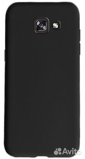 Чехол силиконовый для Samsung A5 (2015) черный мат