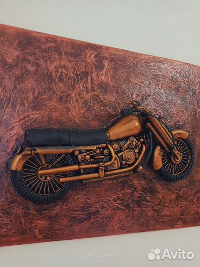 Оригинальное панно мотоцикл