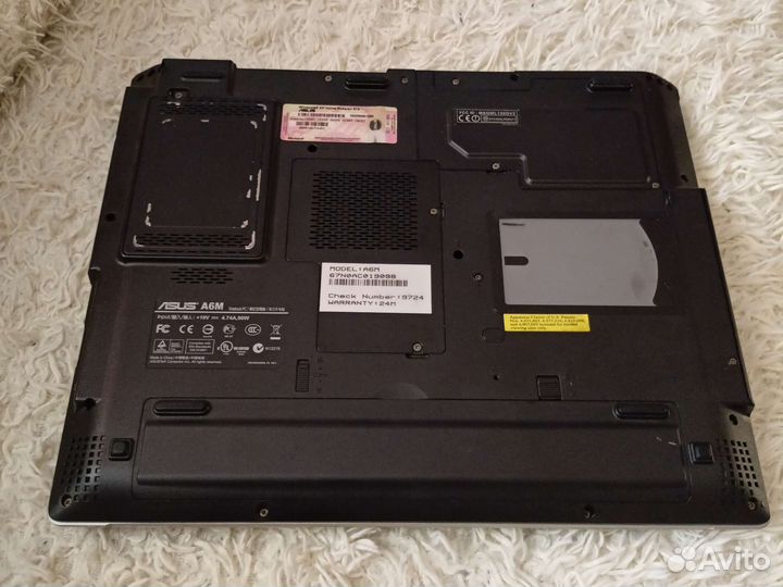 Ноутбук asus A6M