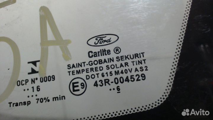 Стекло кузовное боковое Ford Fusion 2017- USA, 201