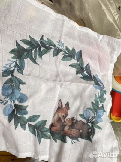 Муслиновая фото пеленка MamSis