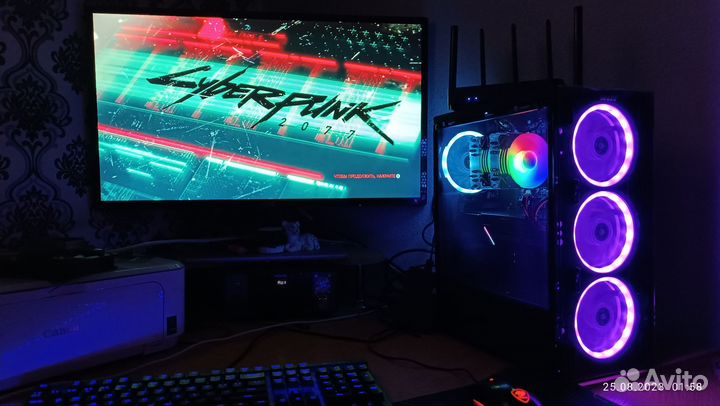 Игровой пк Rtx 2080+11400f+16озу+м2 nvme