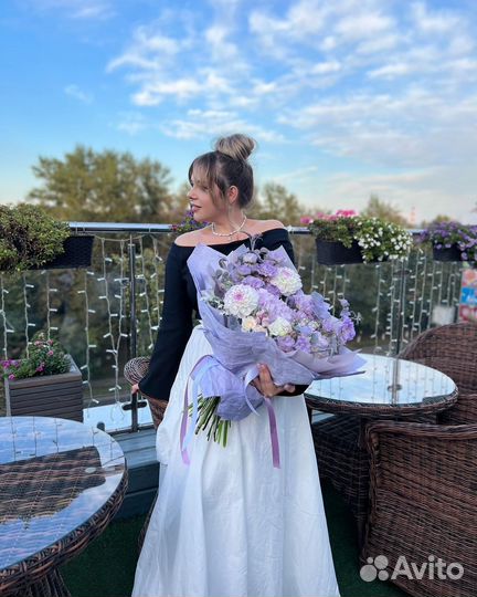 Юбка баллон макси