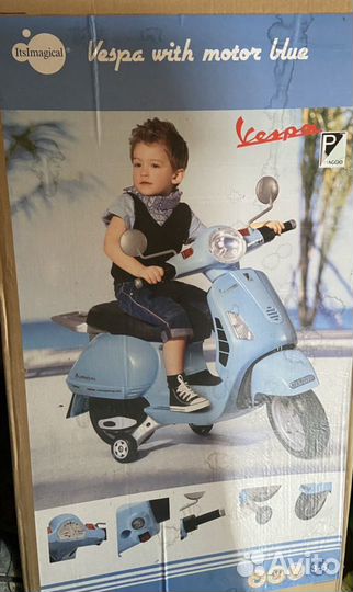 Детский электромотоцикл peg-perego imaginarium ves