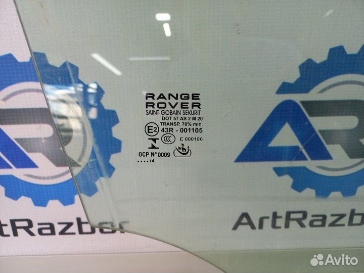 Стекло двери передней правой Land Rover Range