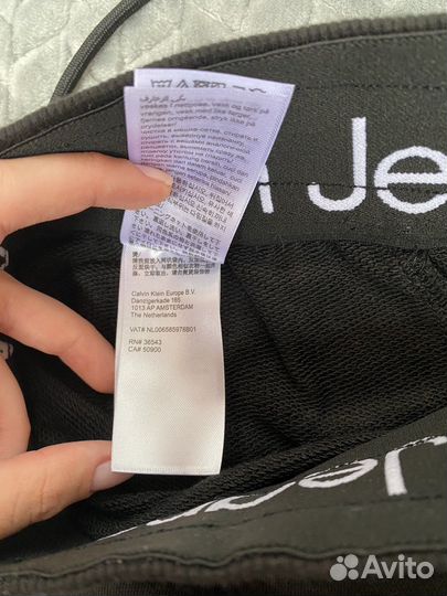 Шорты calvin klein мужские с надписями по бокам