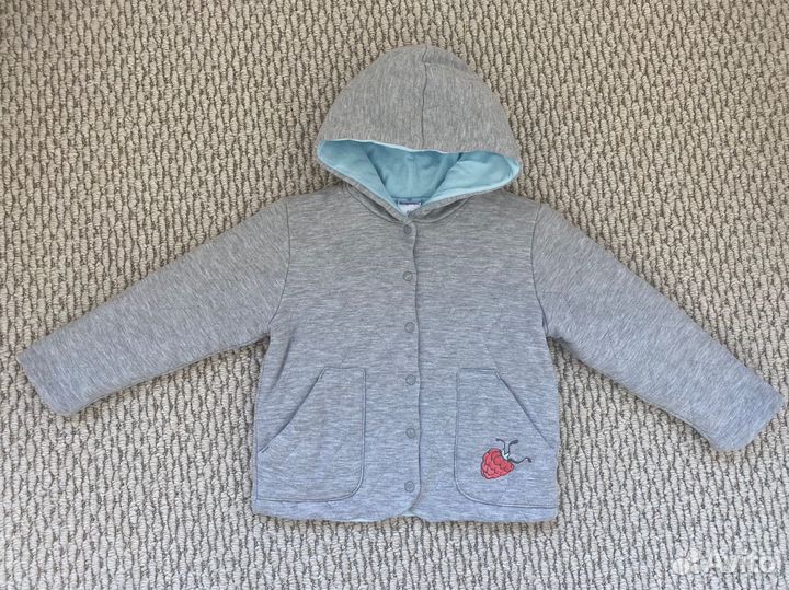 Курточка (тёплая кофточка)для девочка 86р