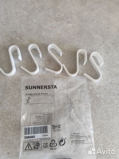 Крючки для рейлинга Икея