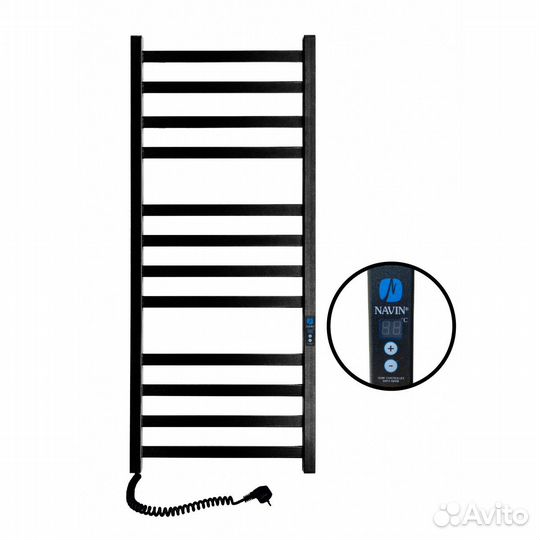 Черный полотенцесушитель