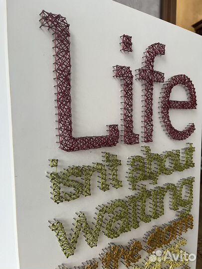 Панно стринг-арт