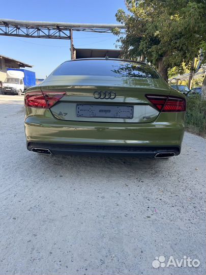 Audi A7 3.0 AMT, 2017, битый, 59 000 км