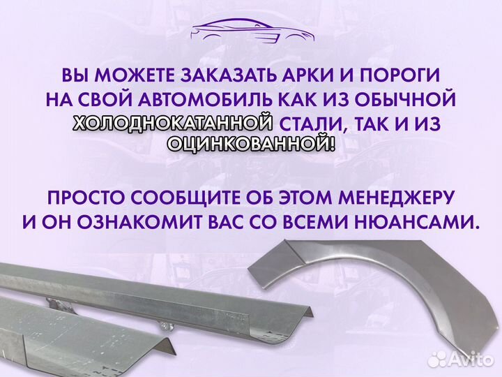 Ремонтные арки на Mitsubishi delica 4 передние