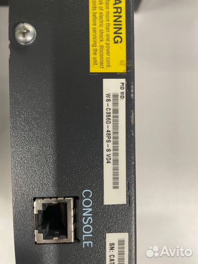 Коммутатор Cisco WS-C3560-48PS-S