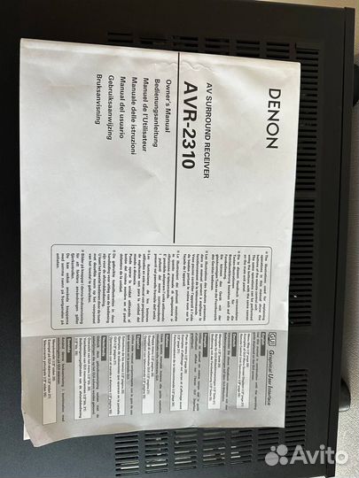 Ресивер denon 2310