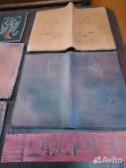 Кожа из СССР. Бумажники портмоне обложки для книг
