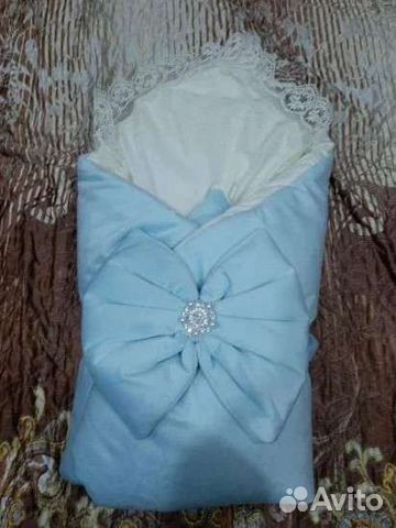 Конверт одеяло на выписку зимний