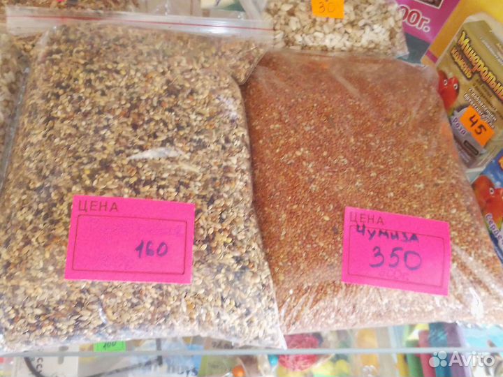 Корм для декоративных птиц