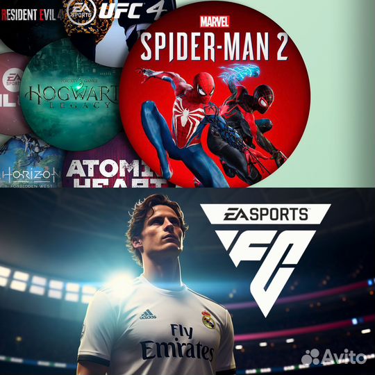 PS4/5 Spider man 2, FIFA 24, Ea FC 24, ultimate