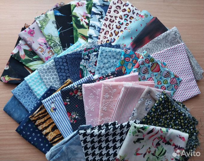 Отрезы ткани для кукол