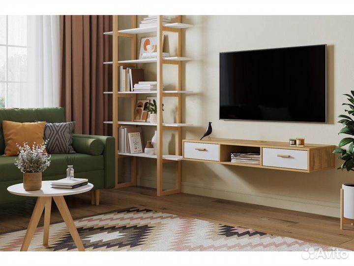 Тв-тумба Нордик-5 Wood White