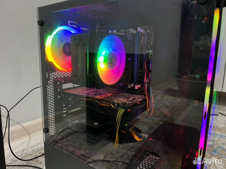 Игровой компьютер, xeon E3-1230v2, RX580 8GB