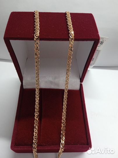 Золотая цепь 45,00 см. 585 пр. Арт121