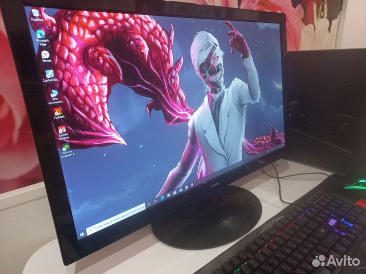 Пк в сборе 4ядра,8озу,gtx660,hdd,моник 27