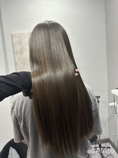 Кератиновое выпрямление