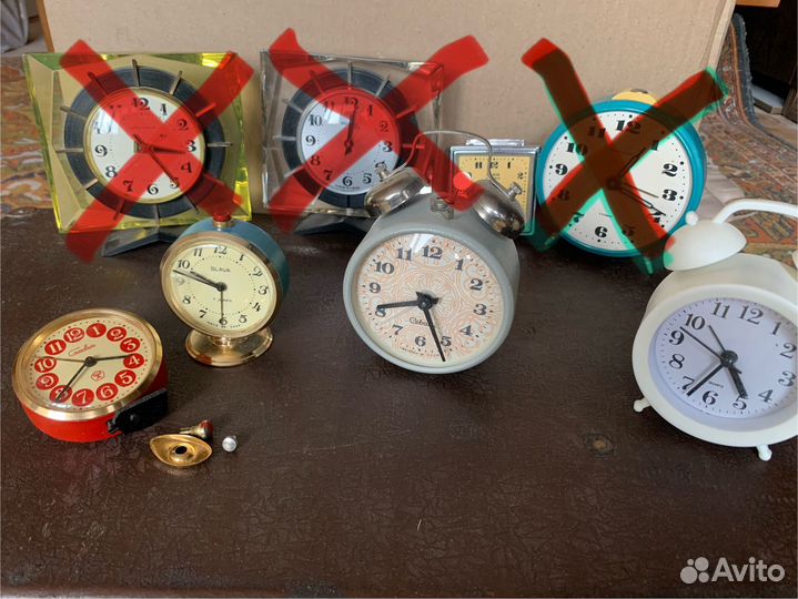 Часы будильник СССР