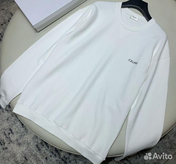 Белый свитшот Celine