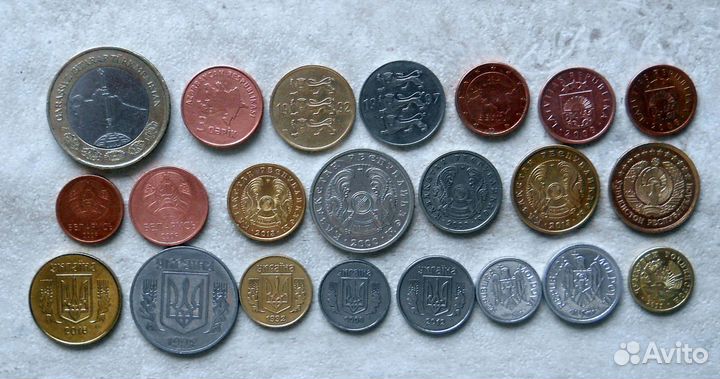 Набор монет бывшего СССР