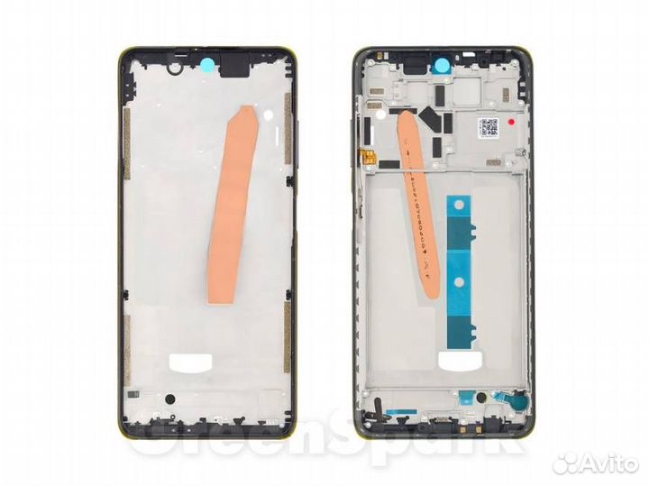Рамка дисплея для Xiaomi Poco X3 NFC/X3 Pro черны