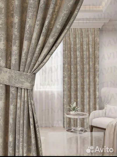 Шторы новые Мрамор 8 расцветок