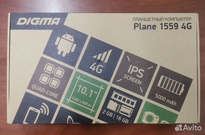 Планшет digma plane 1559 4g