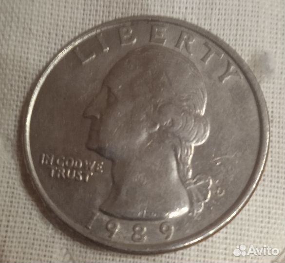 Квотеры, центы 25 и 1 юбилейные