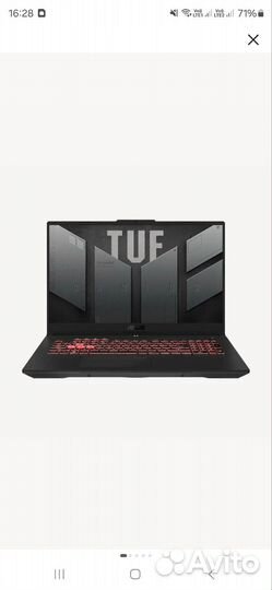 Asus tuf gaming a1717.3 full ips/R5/rtx 4050 новый