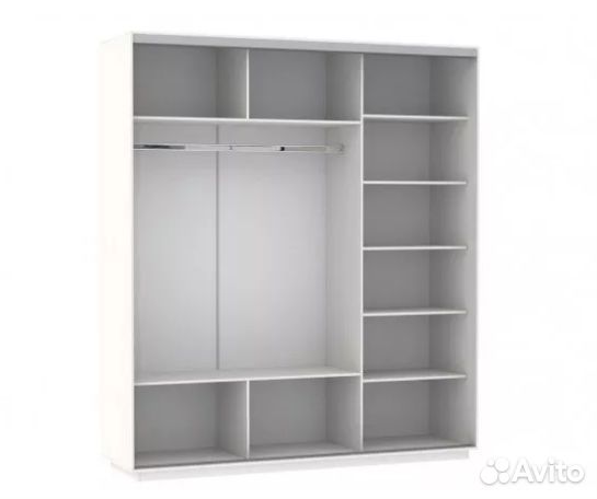 Шкаф купе белый элегантный