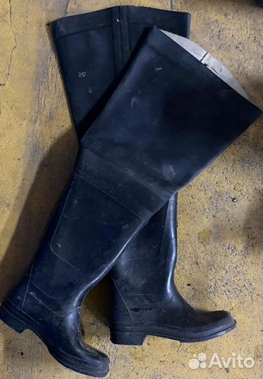 Сапоги резиновые болотные