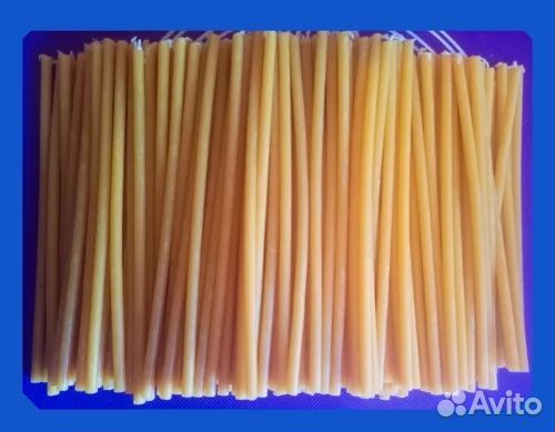 Набор восковых свечей, разноцветные