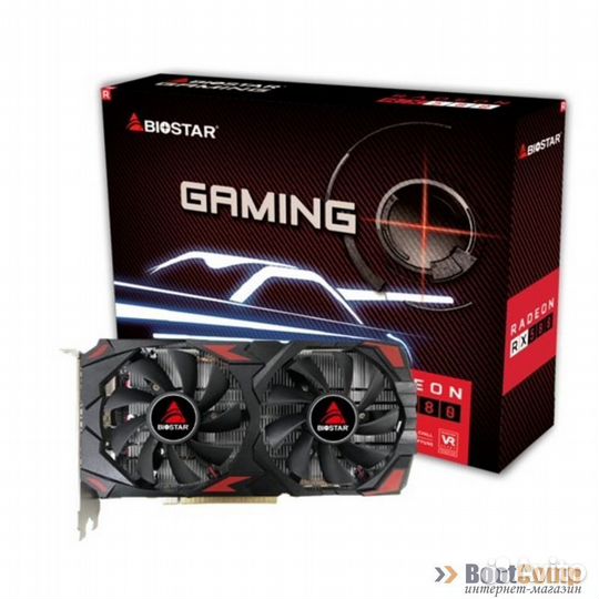Видеокарта biostar AMD Radeon RX580 2048SP 8192Mb (VA5815RQ82)