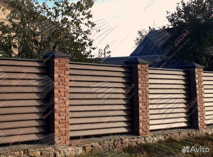 Забор жалюзи