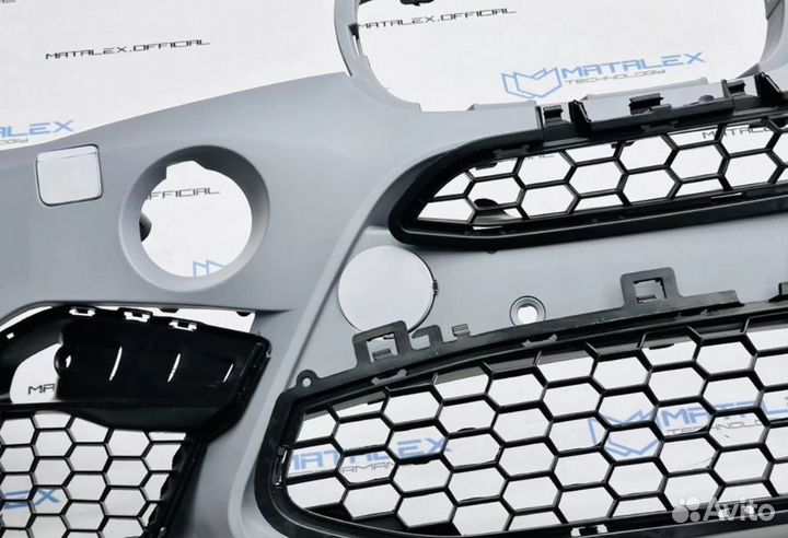 Передний бампер BMW X5 F15, X5m F85 стиль, в сборе