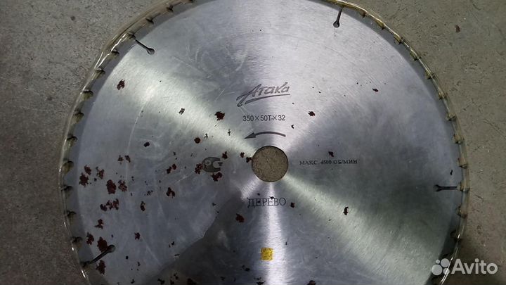 Диск для работы с деревом ataka 350 х 50 х 32