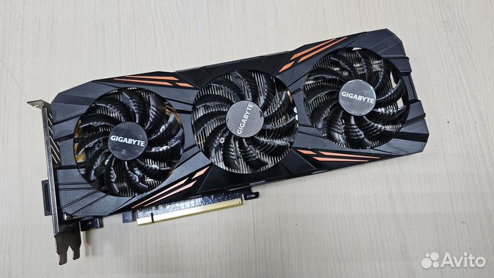 Видеокарта gigabyte GeForce GTX1070Ti G1 Gaming